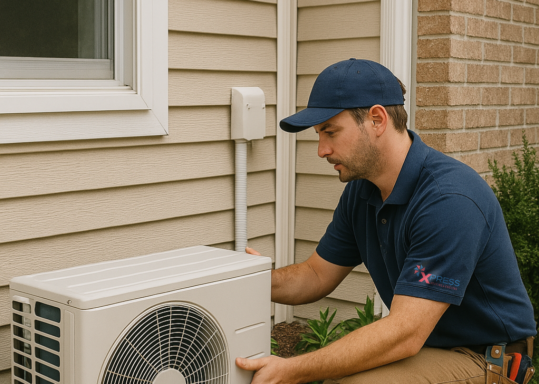 Heat Pump installation on Cape Cod in a residence